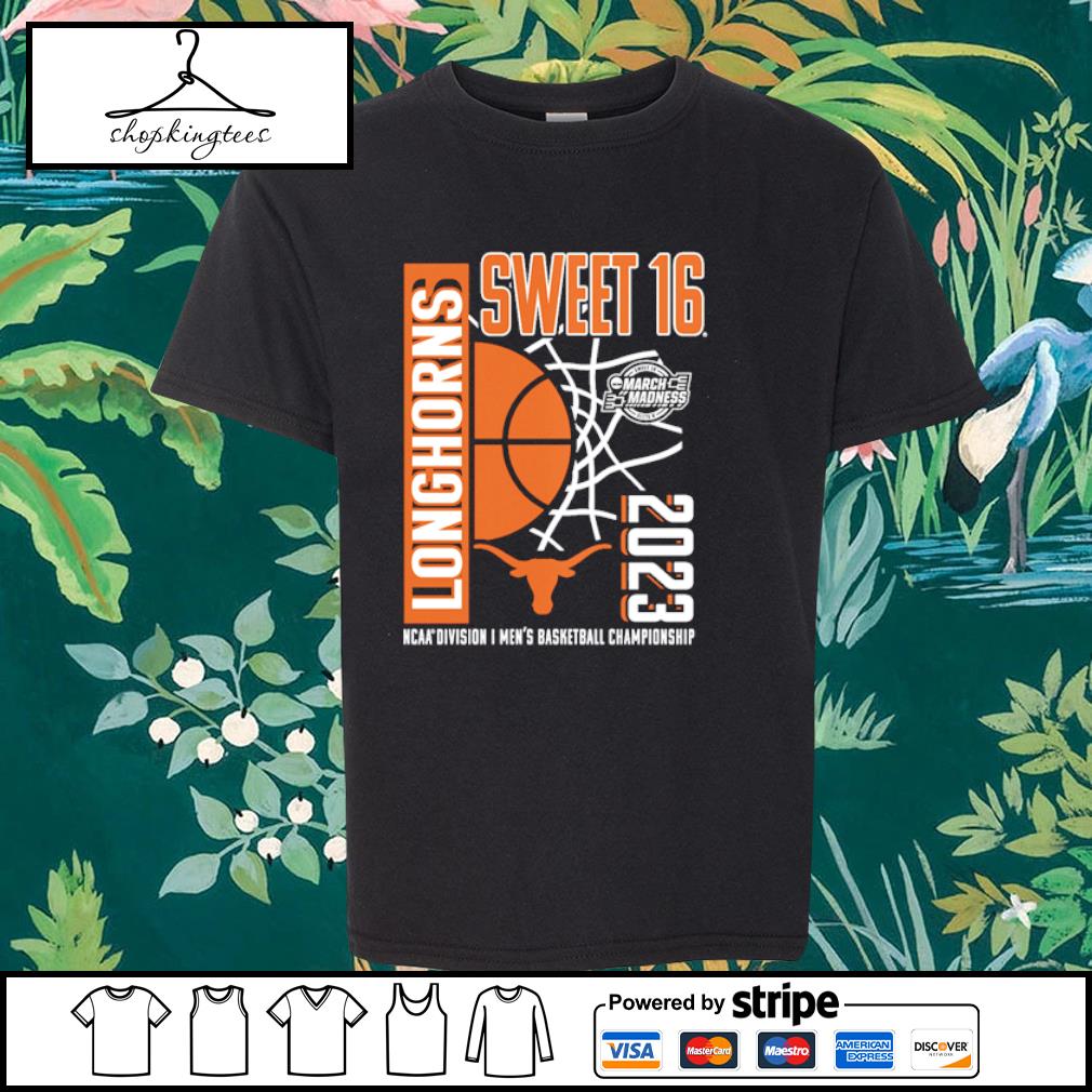 Awesome texas Longhorns 2023 NCAA Men's Basketball Tournament March Madness Sweet 16 shirt