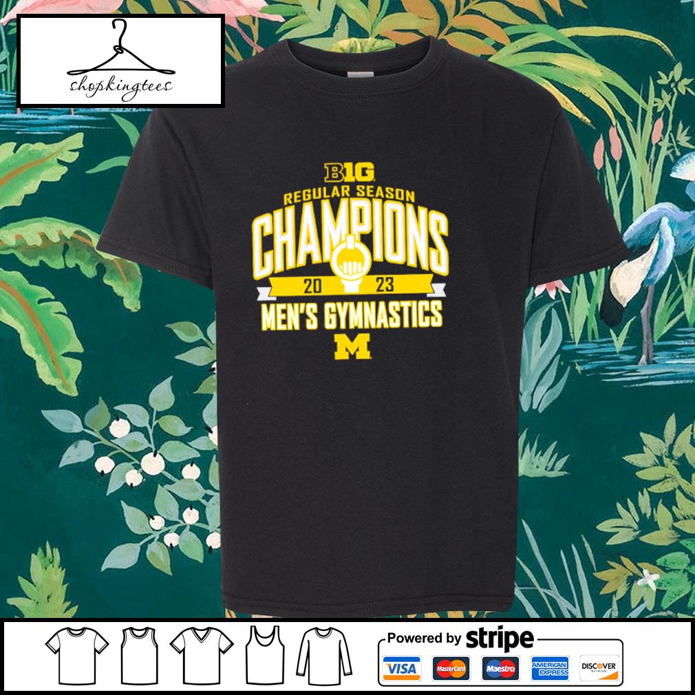 Best michigan Wolverines 2023 Big Ten Men's Gymnastics Regular Season Champions shirt