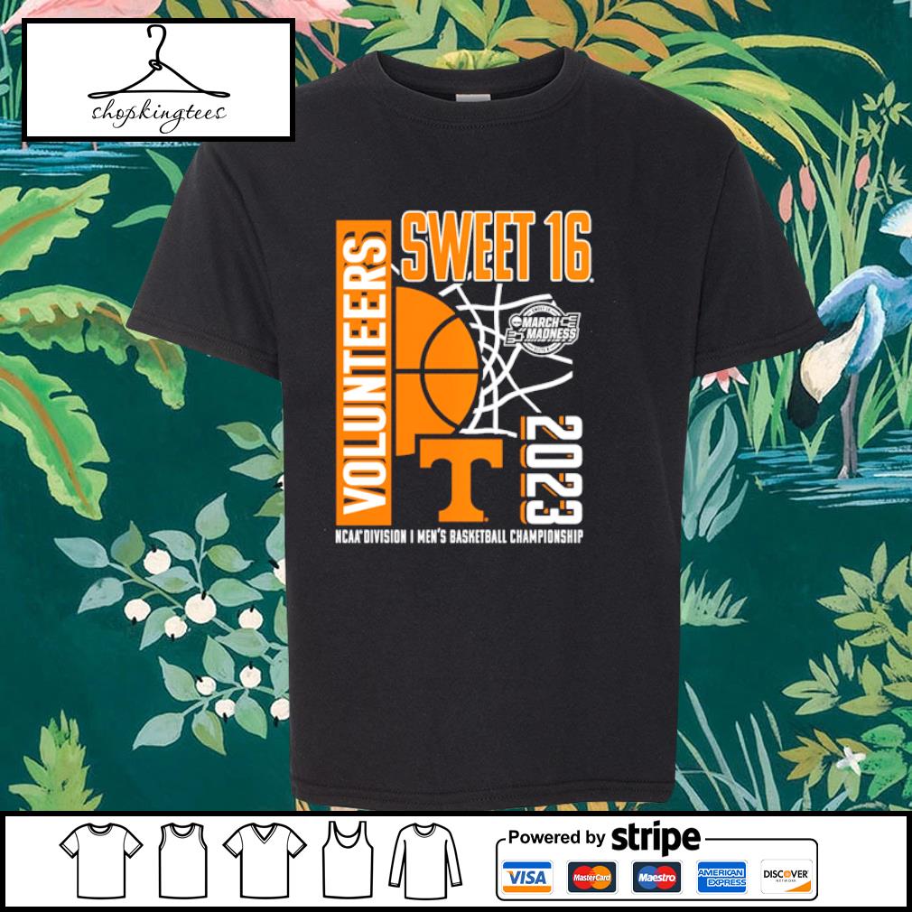 Best tennessee Volunteers 2023 NCAA Men's Basketball Tournament March Madness Sweet 16 shirt